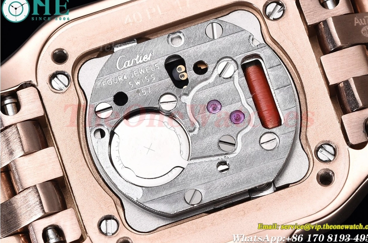 8848F RG Ladies Secrete 22mm Dial White RG Swiss Dia Qtz Panthere De 0423